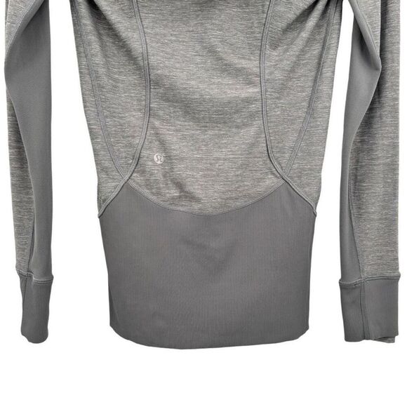 Lululemon Daily Practice Jacket Heathered Slate Size 2 - Picture 10 of 11
